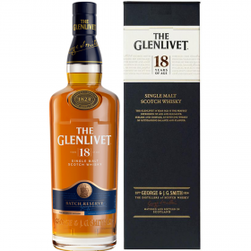 Whisky Single Malt The Glenlivet, 18 years, 40% alc., 0.7L, Scotland