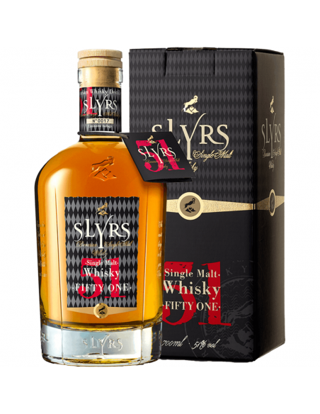 Whisky Slyrs 51, 43% alc., 0.7L, Germany