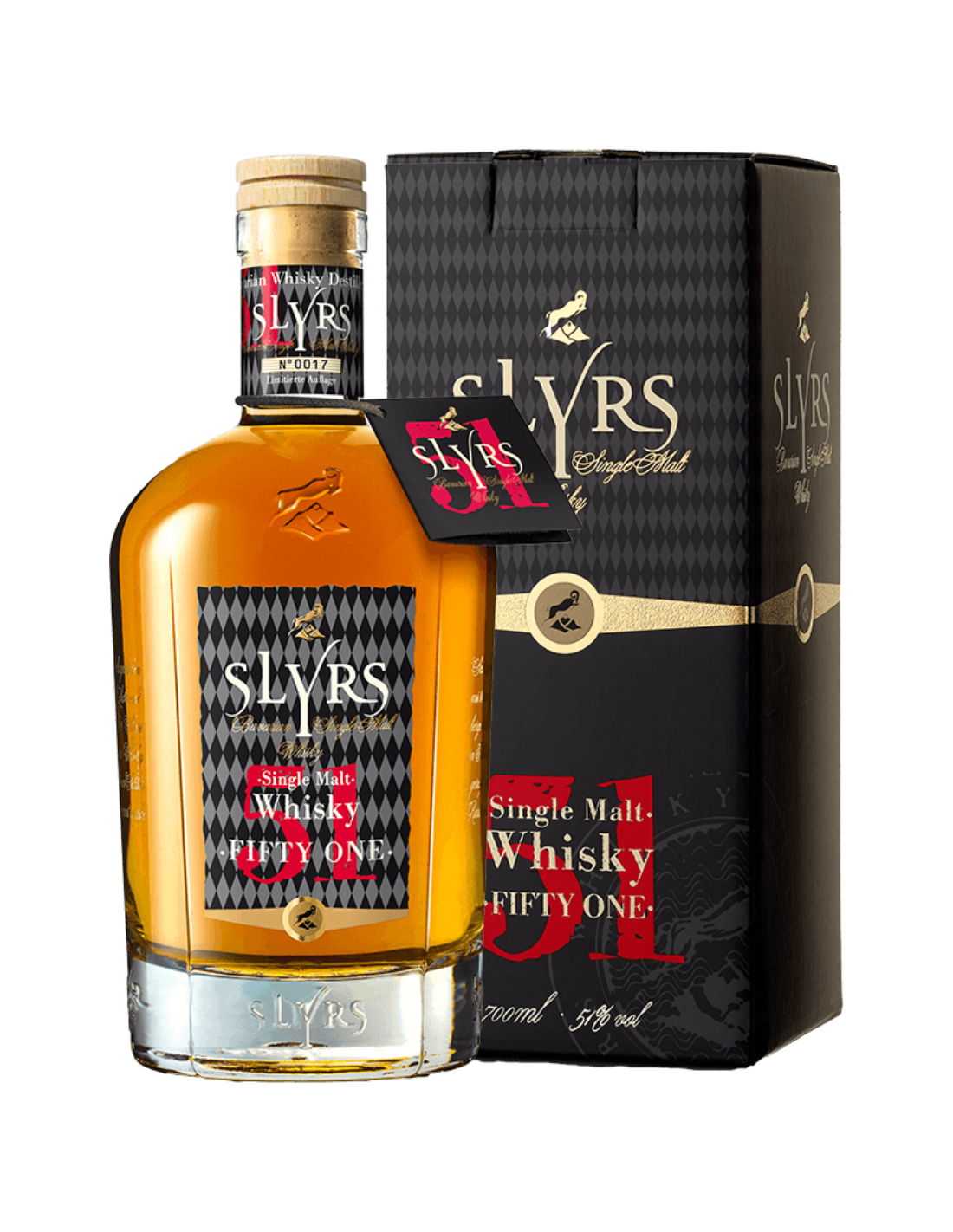 Whisky Slyrs 51, 0.7L, 43% alc., Germania alcooldiscount.ro