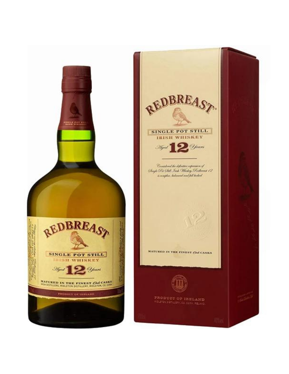 Whisky Redbreast Single Pot Still 12 Years, 0.7L, 40% alc., Irlanda alcooldiscount.ro
