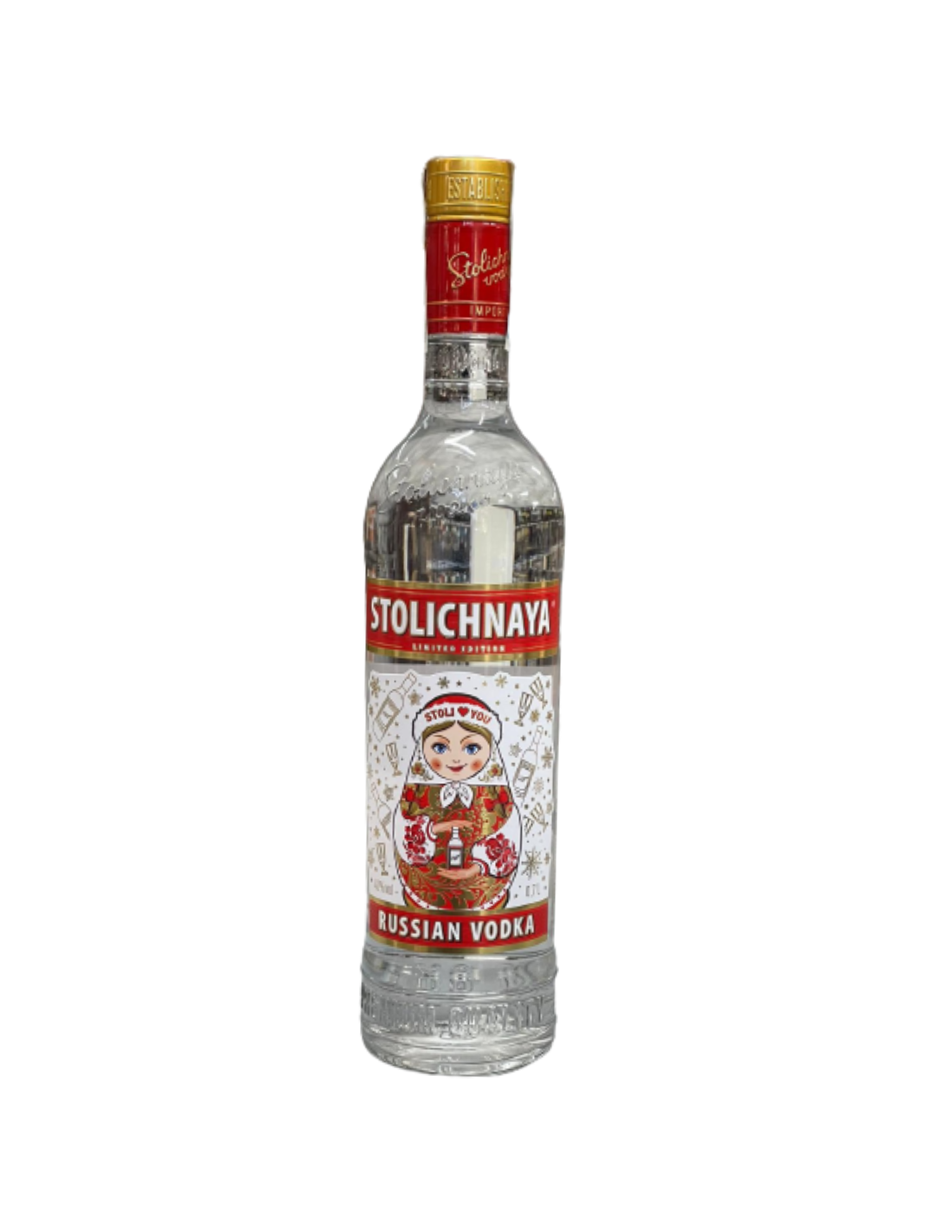 Vodca StoLichnaya Love You Limited Edition, 0.7L, 40% alc., Rusia alcooldiscount.ro