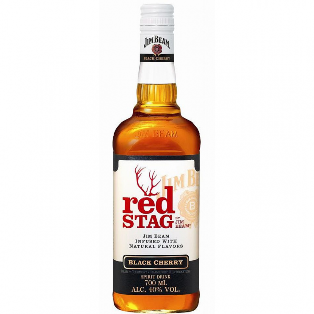 Whisky Bourbon Jim Beam Red Stag Black Cherry, 40% alc., 0.7L