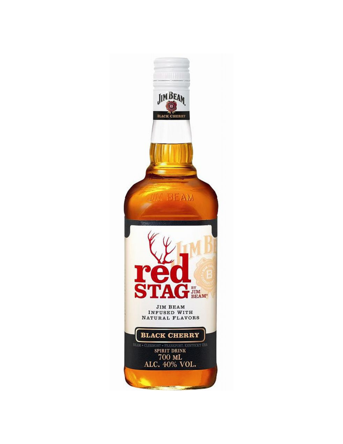 Whisky Jim Beam Red Stag Black Cherry, 0.7L, 40% alc., SUA alcooldiscount.ro