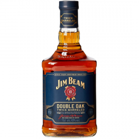 Whisky Bourbon Jim Beam Double Oak, 43% alc., 0.7L, USA
