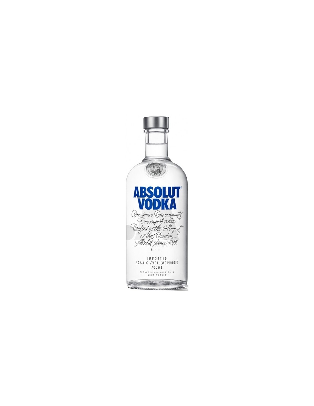 Vodca Absolut Blue, 0.7L, 40% alc., Suedia alcooldiscount.ro