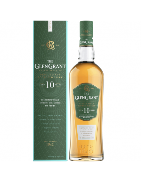 Whisky Glen Grant, 10 years, 40% alc., 0.7L, Scotland