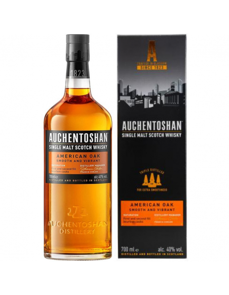 Whisky Single Malt Auchentoshan American Oak, 40% alc., 0.7L, Scotland