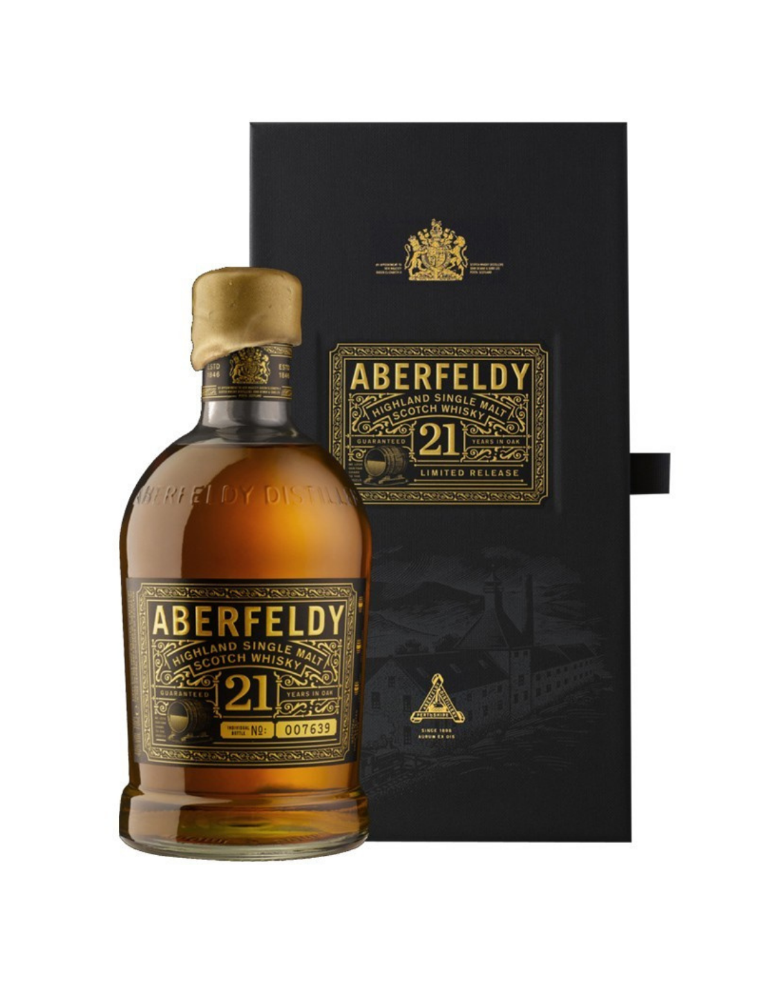 Whisky Aberfeldy 21 Years, 0.7L, 40% alc., Scotia Aberfeldy