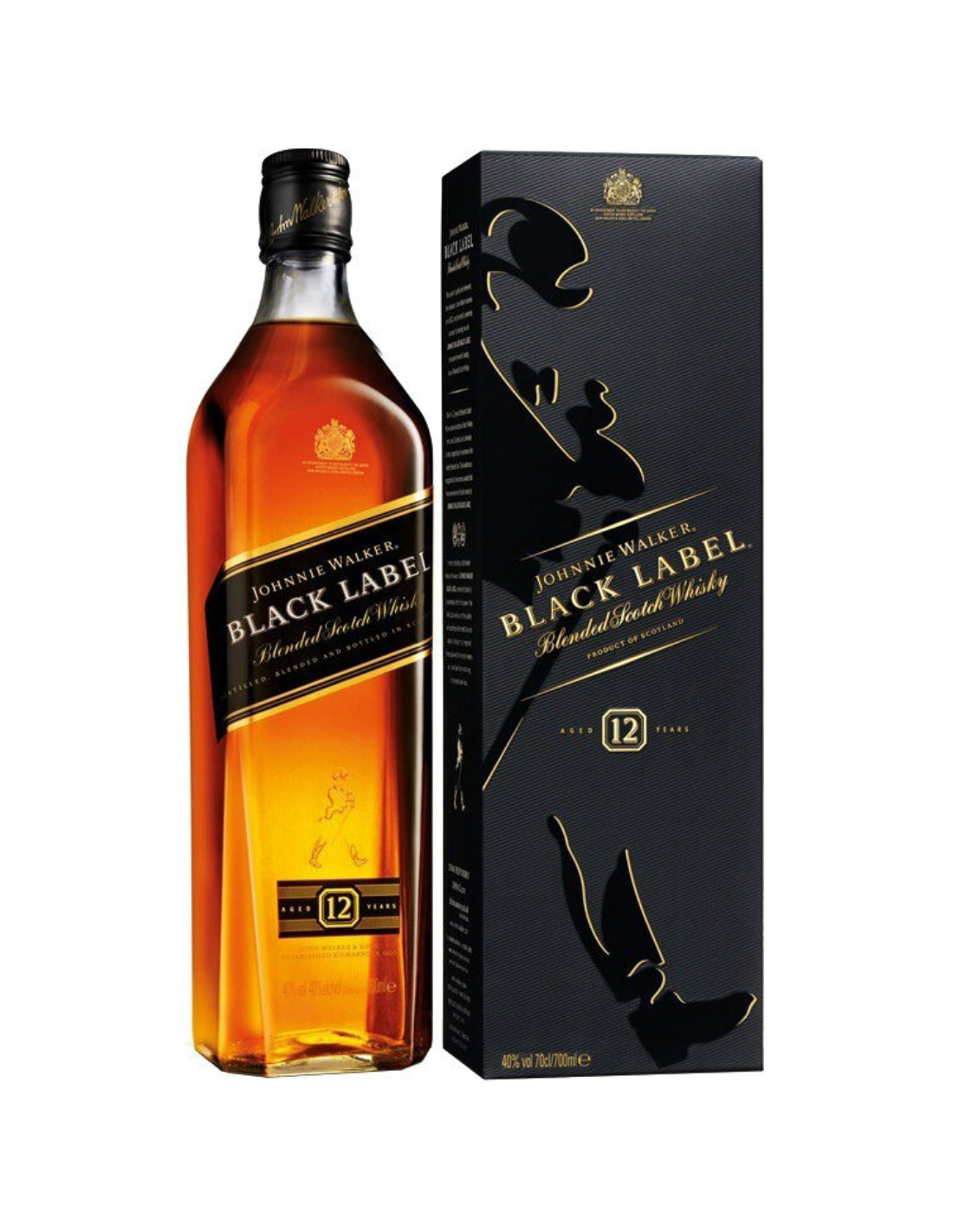 Whisky Johnnie Walker Black Label, 0.7L, 12 ani, 40% alc., Scotia alcooldiscount.ro