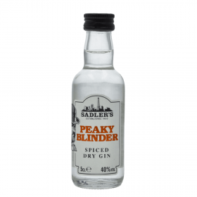Sadler's Peaky Blinder Spiced Dry Gin Miniature, 40% alc., 0.05L, UK