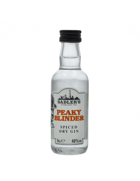 Gin Sadler's Peaky Blinder Spiced Dry, 40% alc., 0.05L, Marea Britanie