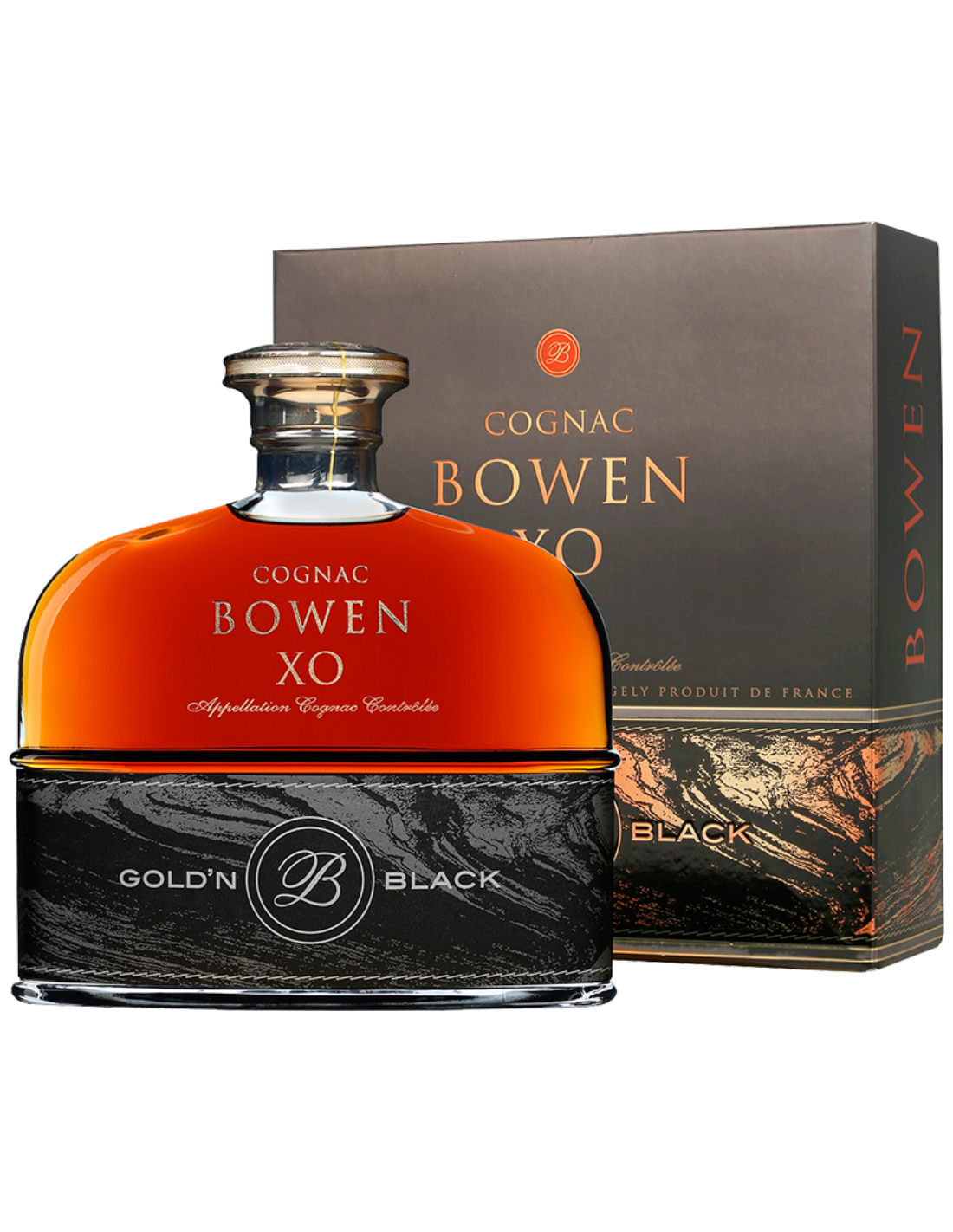 Coniac Bowen XO Gold’N Black, 40% alc., 0.7L, Franta alcooldiscount.ro