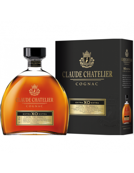 Cognac Claude ChatelierXO Extra, 40% alc., 0.7L, 22 years, France