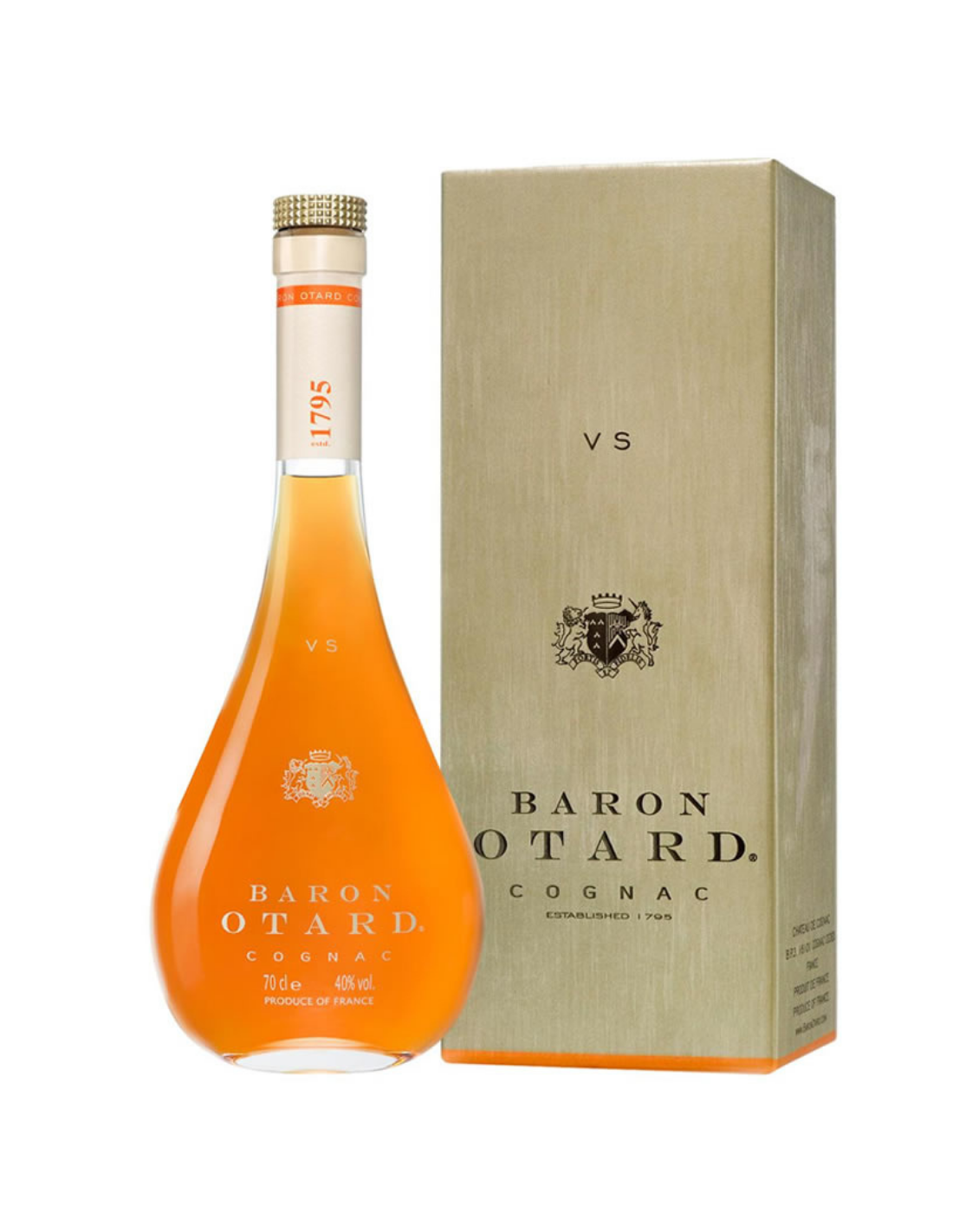 Coniac Baron Otard VS, 40% alc., 0.7L, Franta alcooldiscount.ro