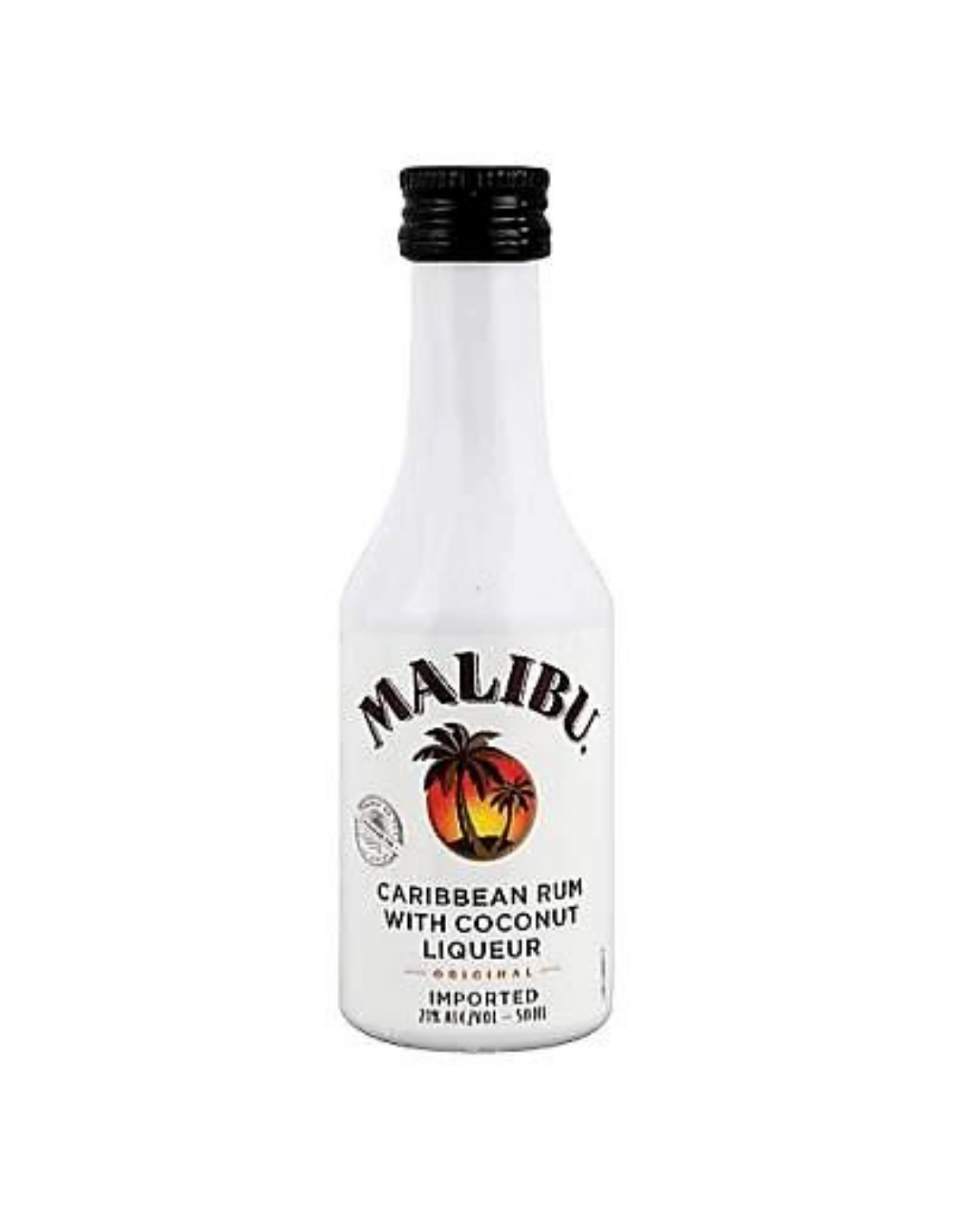Lichior Malibu, 21% alc., 0.05L, Spania alcooldiscount.ro