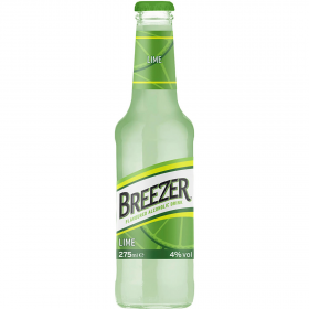 Cocktail Breezer Lime, 4% alc., 0.275L, Belgium