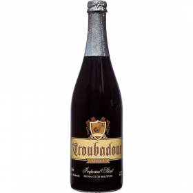 Black beer unfiltered Troubadour ImperiaL, 9% alc., 0.75L, Belgium