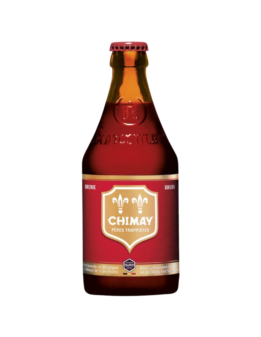 Bere rosie, nefiltrata Chimay Red, 8% alc., 0.33L, Belgia alcooldiscount.ro