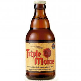 Blonde beer Moine 1858, 7.3% alc., 0.33L, Belgium