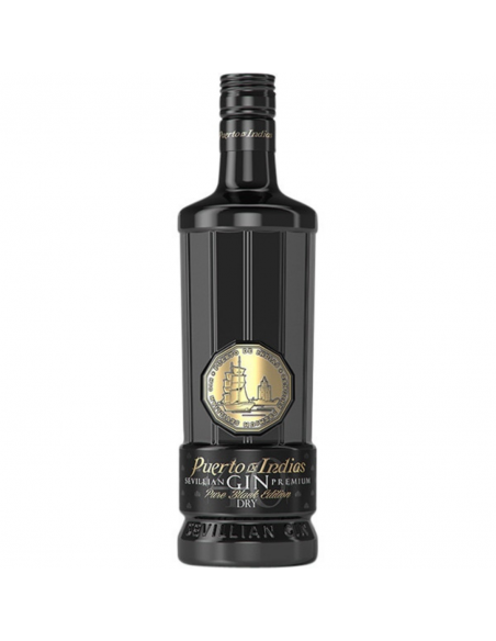 Gin Puerto De Indias Premium Black, 40% alc., 0.7L, Spania