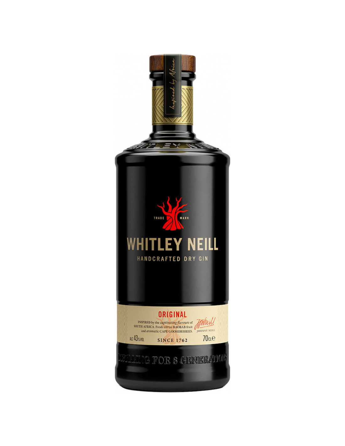 Gin Whitley Neill Original, 43% alc., 0.7L, Anglia alcooldiscount.ro