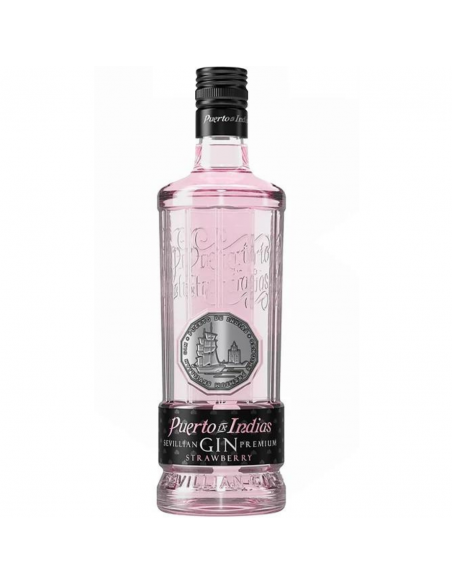 Gin Puerto De Indias Strawberry, 37.5% alc., 0.7L, Spain