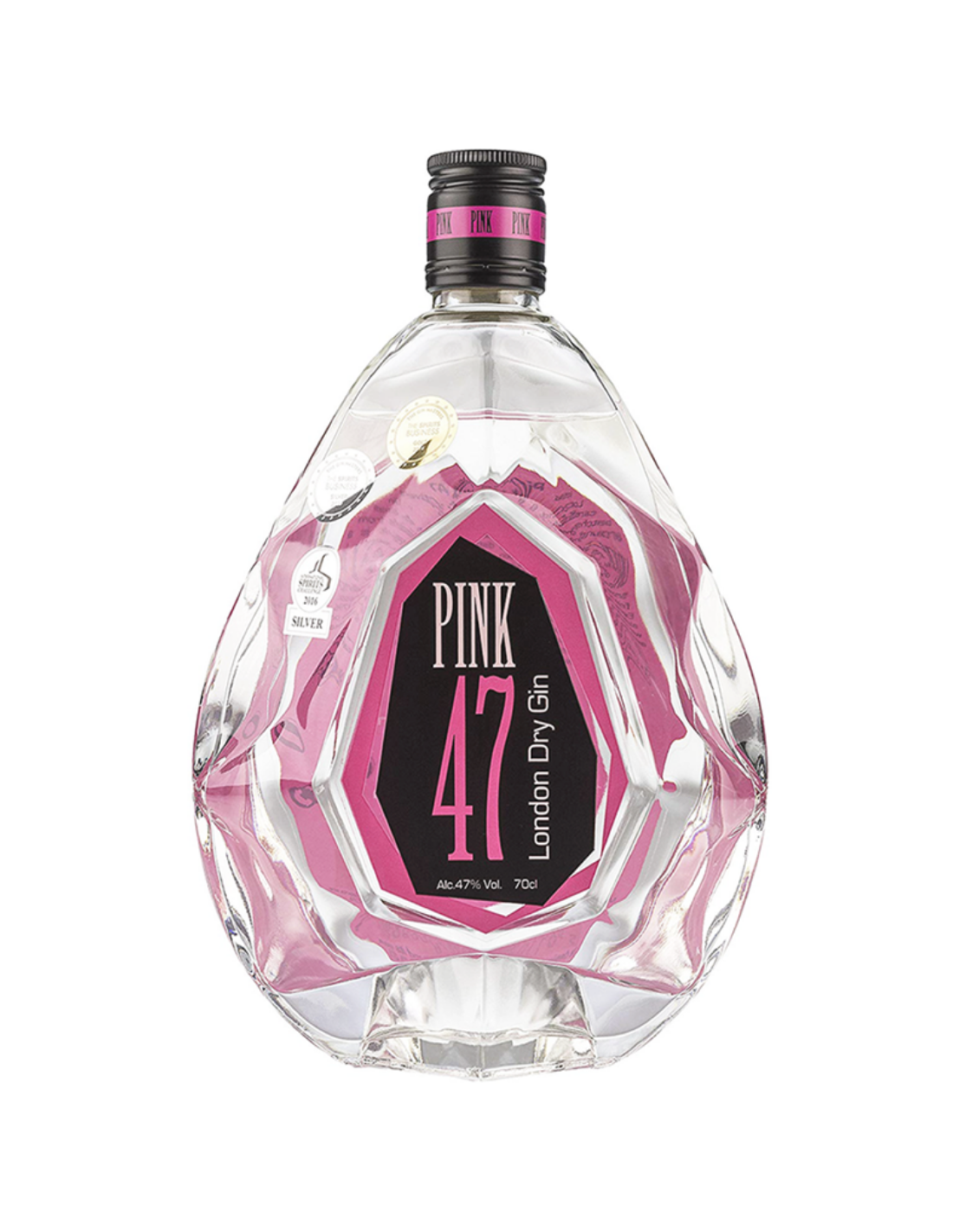 Gin Pink 47 London Dry, 47% alc., 0.7L, Anglia alcooldiscount.ro