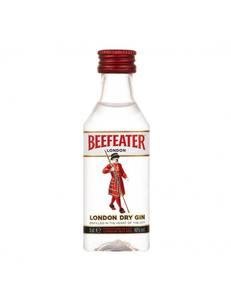 Beefeater London Dry Gin Miniature, 40% alc., 0.05L, England