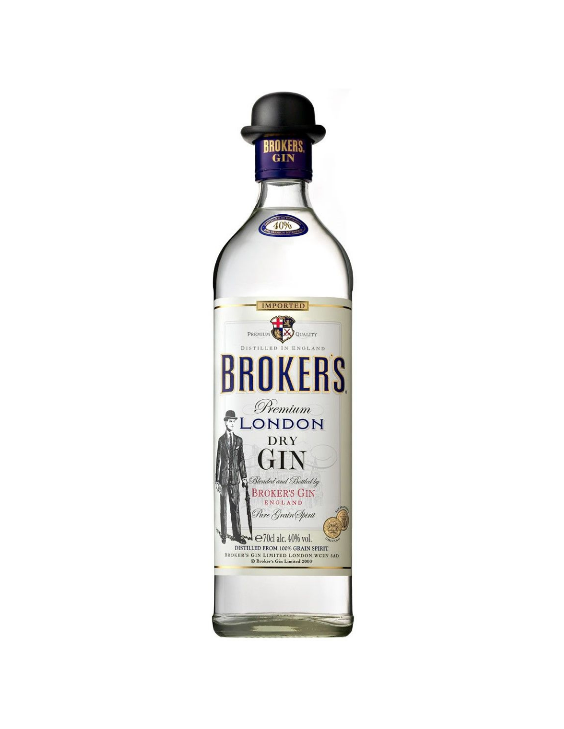 Gin Broker’s, 40% alc., 0.7L, Marea Britanie alcooldiscount.ro