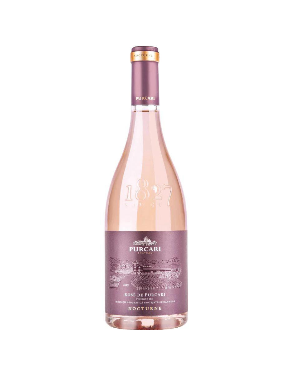 Vin roze sec Purcari Nocturne, 0.75L, 13% alc., Romania alcooldiscount.ro