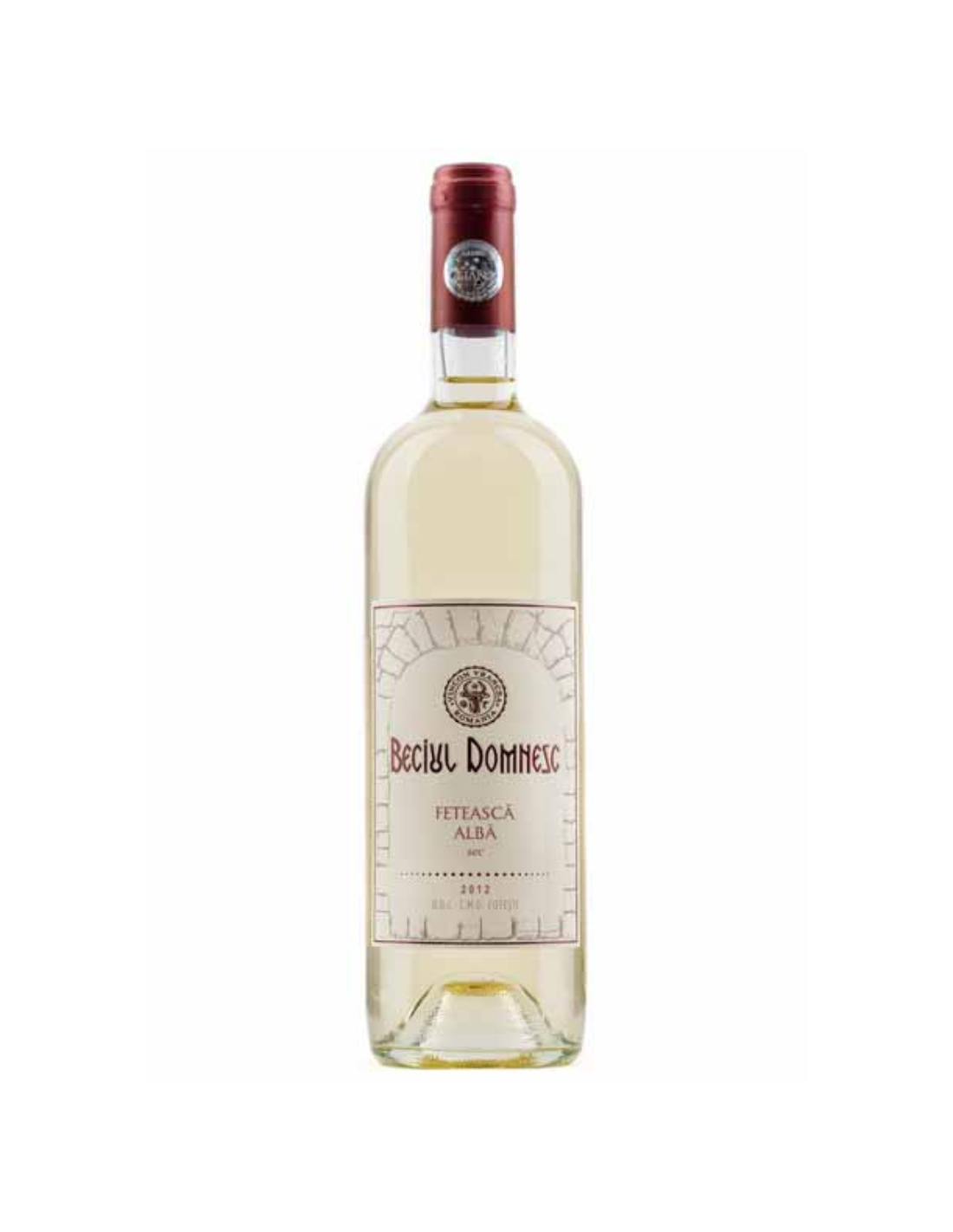 Vin alb demisec, Feteasca Alba, Beciul Domnesc Husi, 0.75L, 12% alc., Romania alcooldiscount.ro