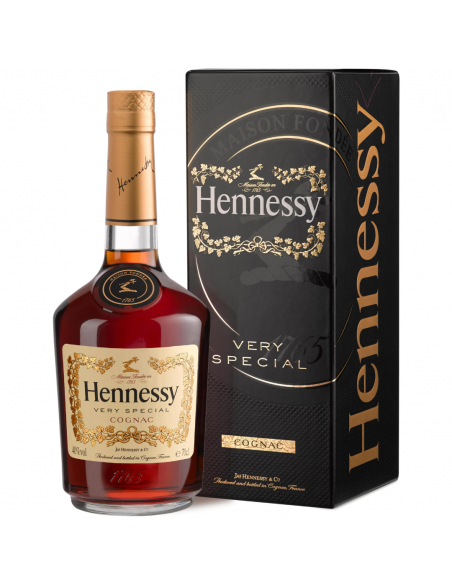Coniac Hennessy VS + cutie, 40% alc., 0.7L, Franta