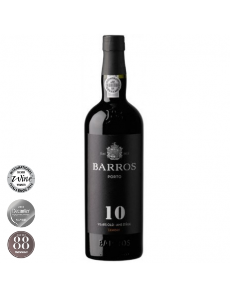 Porto red blended wine, Barros Tawny, 10 years, 0.75L, 20% alc., Portugal