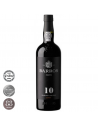 Porto red blended wine, Barros Tawny 10 years + 2 Glasses, 20% alc., 0.75L, Portugal