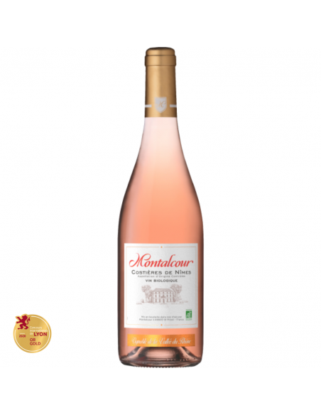 Vin roze sec Montalcour Costieres de Nimes, 0.75L, 13% alc., Franta