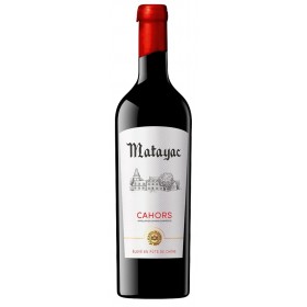 Vin rosu sec Matayac Cahors, 0.75L, 12.5% alc., Franta