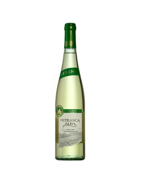Vin alb demidulce, Feteasca Alba, Reverence Husi, 0.75L, 13% alc., Romania