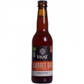 Bere organica Vivat Bio Ambree, 6.5% alc., 0.33L, Franta