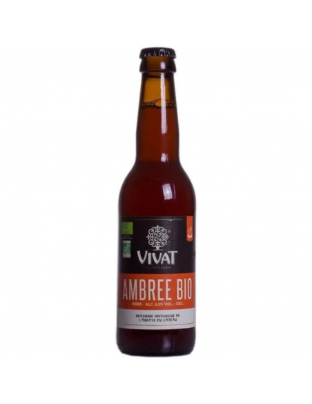 Bere organica Vivat Bio Ambree, 6.5% alc., 0.33L, Franta