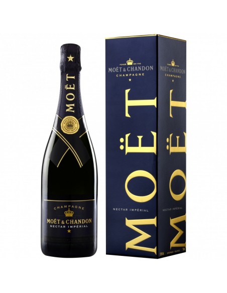 Moet & Chandon Nectar Imperial Demi-Sec Champagne+ gift box, 0.75L, 12% alc., France