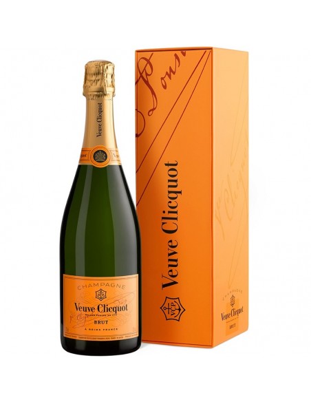 Veuve Clicquot Brut Champagne+ gift box, 0.75L, 12% alc., France