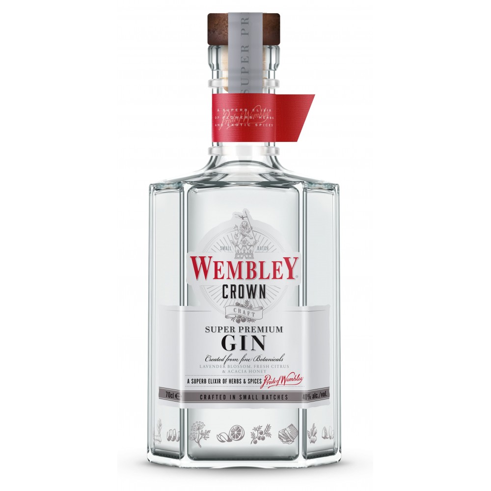 Gin Wembley Crown, 40% alc., 0.7L, Romania
