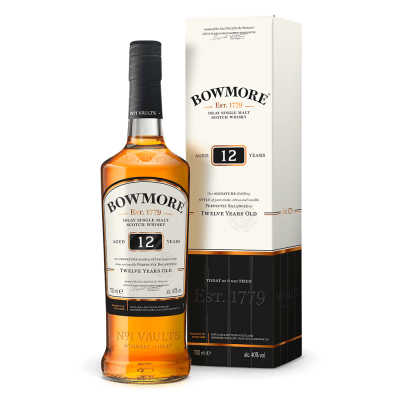 Whisky Bowmore 12 Years, 0.7L, 40% alc., Scotia