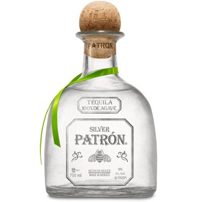 Tequila alba Patron Silver, 0.7L, 40% alc., Mexic