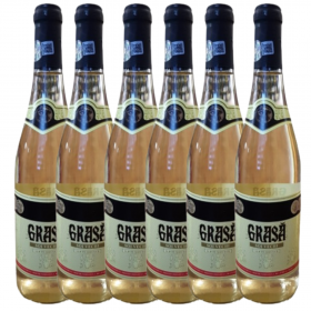 Soi Vechi, Grasa White Semi-sweet wine Six Pack, 0.75L, 12% alc., Romania