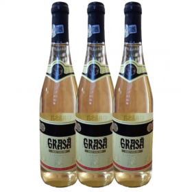 Soi Vechi, Grasa Semi-Sweet White Wine Six Pack, 0.75L, 12% alc., Romania