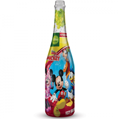 Vitapress Mickey Mouse children's champagne with grape taste, 0.75L, Hungary