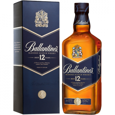 Blended Whisky Ballantine's, 12 years, 40% alc., 0.7L, Scotland