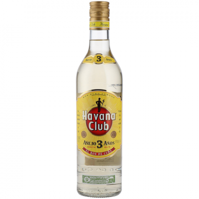 Rum Havana Club, 3 years, 40% alc., 0.7L, Cuba