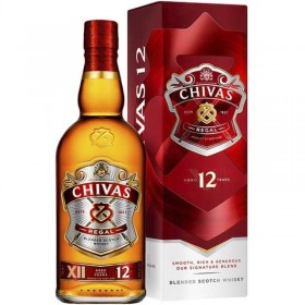 Chivas Regal 12 Years Whisky + gift box, 1L, 40% alc., Scotland
